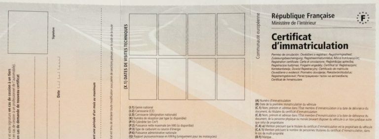 Comment lire mon certificat d'immatriculation (Carte Grise) ? Ma démarche Carte Grise, vous dit tout !