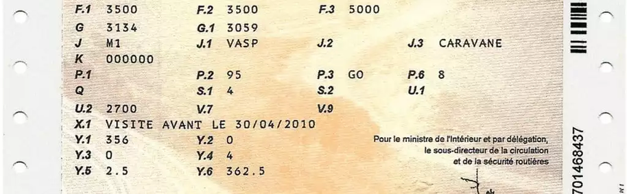 Poids à Vide sur la Carte Grise : Localisation et Importance