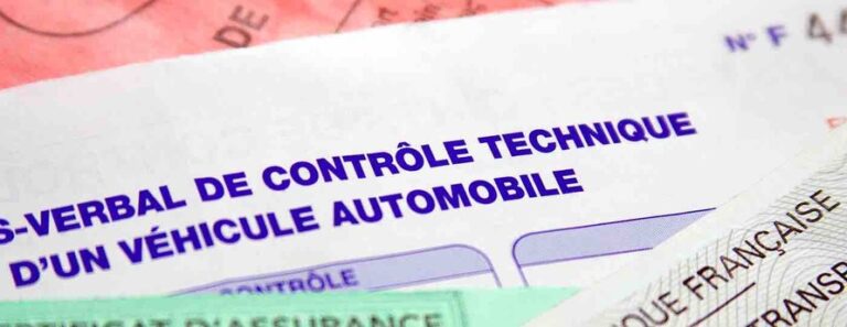Contrôle technique d’un véhicule utilitaire (camionnette)